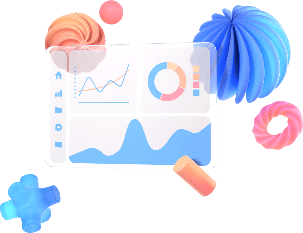Image showing Graphs and charts on a trading broker dashboard 